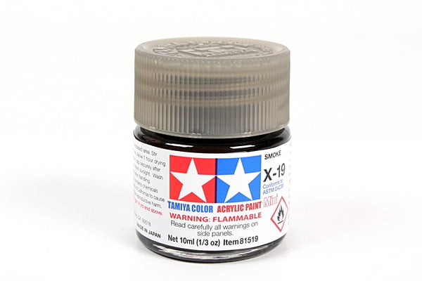 Tamiya ACRYLIC MINI X-19 SMOKE - 81519