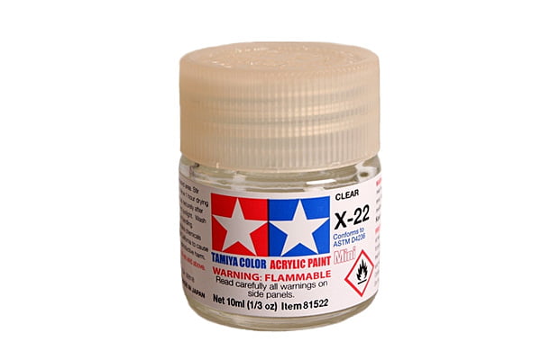 Tamiya ACRYLIC MINI X-22 CLEAR - 81522