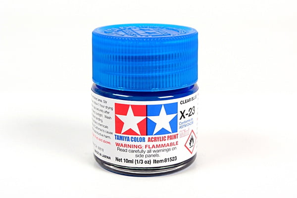 Tamiya ACRYLIC MINI X-23 CLEAR BLUE - 81523