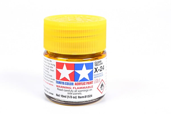Tamiya ACRYLIC MINI X-24 CLEAR YELLOW - 81524