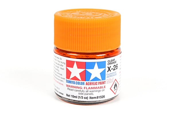 Tamiya ACRYLIC MINI X-26 CLEAR ORANGE - 81526