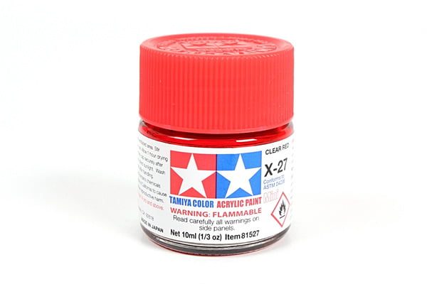 Tamiya ACRYLIC MINI X-27 CLEAR RED - 81527
