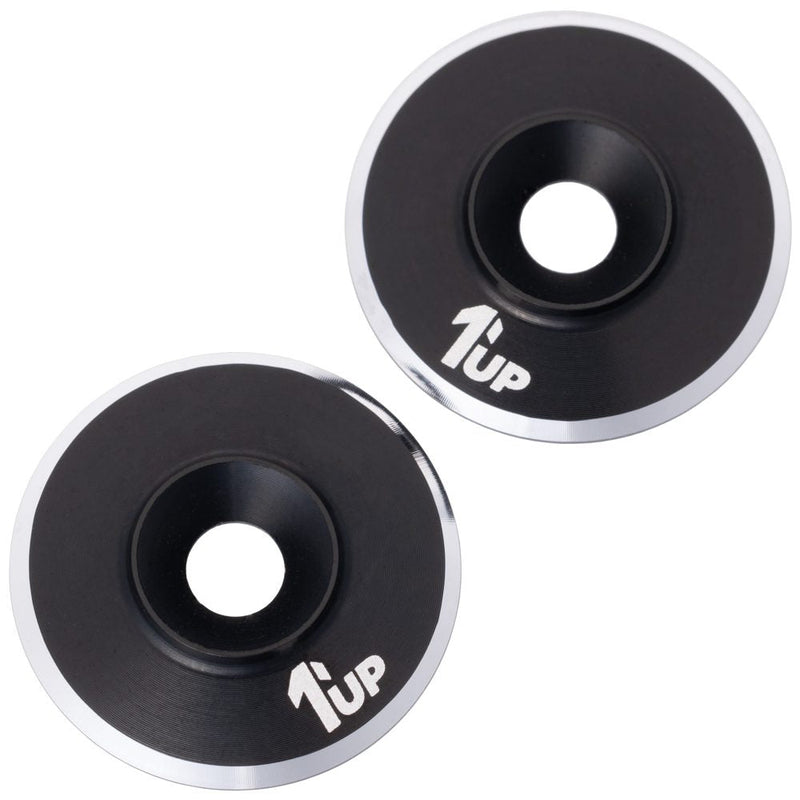 1Up LowPro 7075 alloy wing washers - pr (Black)