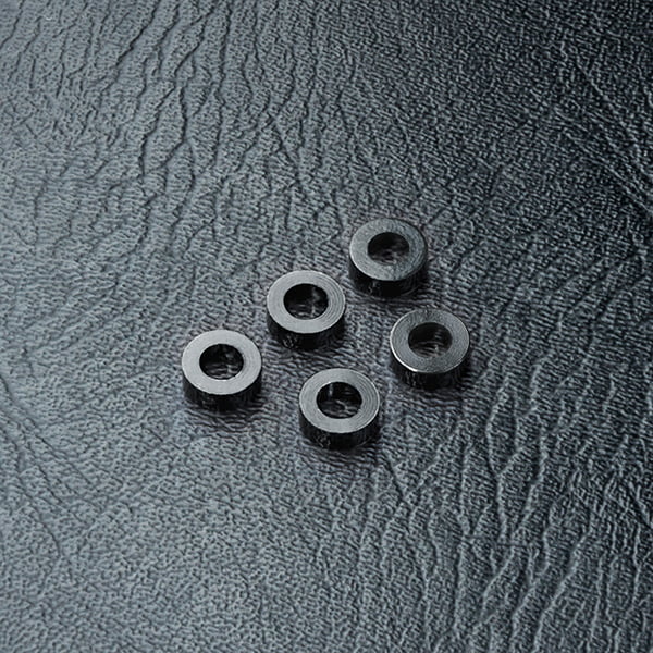 MST Alum. spacer 3X5.5X2.0 (black) (5) - 820027BK