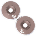 1Up LowPro 7075 alloy wing washers - pr (Gun Metal)