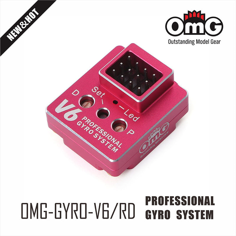 OMG V6 PROFESSIONAL GYRO SYSTEM RED - OMG-GYRO-V6/RD