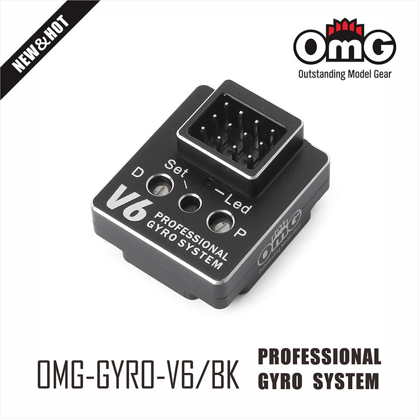 OMG V6 PROFESSIONAL GYRO SYSTEM BLACK - OMG-GYRO-V6/BK