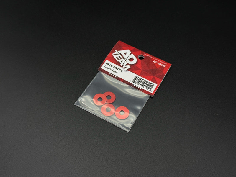 Team AD Axle spacer RED – AD-90122R
