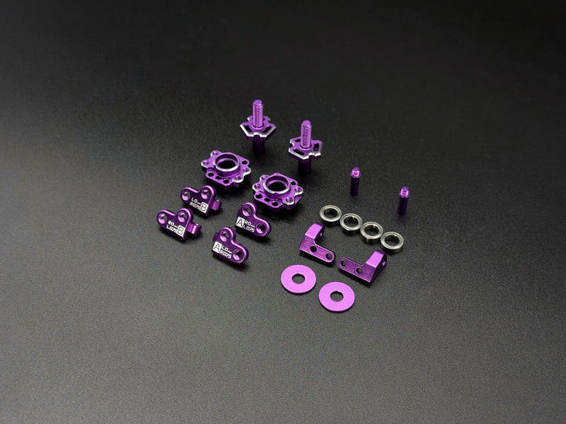 Team AD Steering Blocks PURPLE – AD-9012P