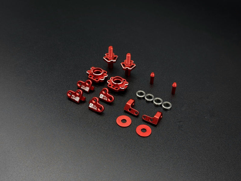 Team AD Steering Blocks RED – AD-9012R