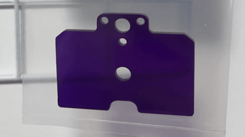 Team AD X-Series Electronics Mounting Tray (Translucent Purple) AD-9029