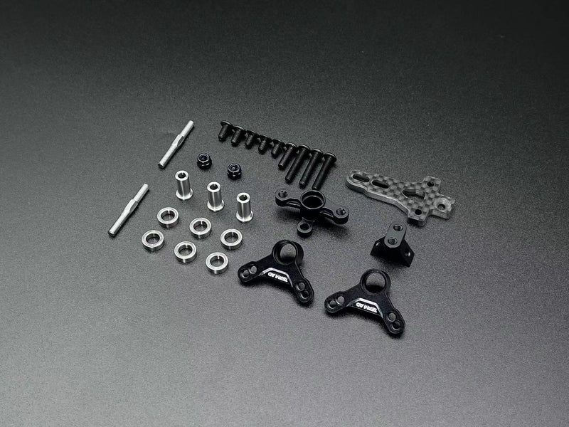 Team AD-XF Horizontal shock absorber conversion kit Black - AD-9018B