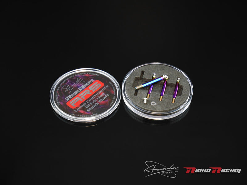 Rhino Racing & Azada ARS Lower Coefficient Of Friction Shock Shaft Set - AZ6211T