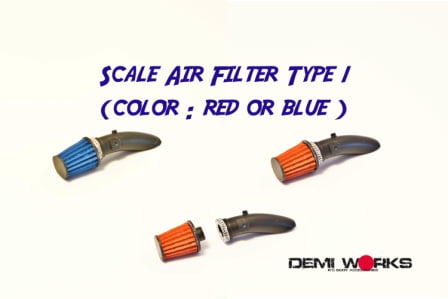 Demi Works Air Filter Cone Style (Blue) - DWAF1