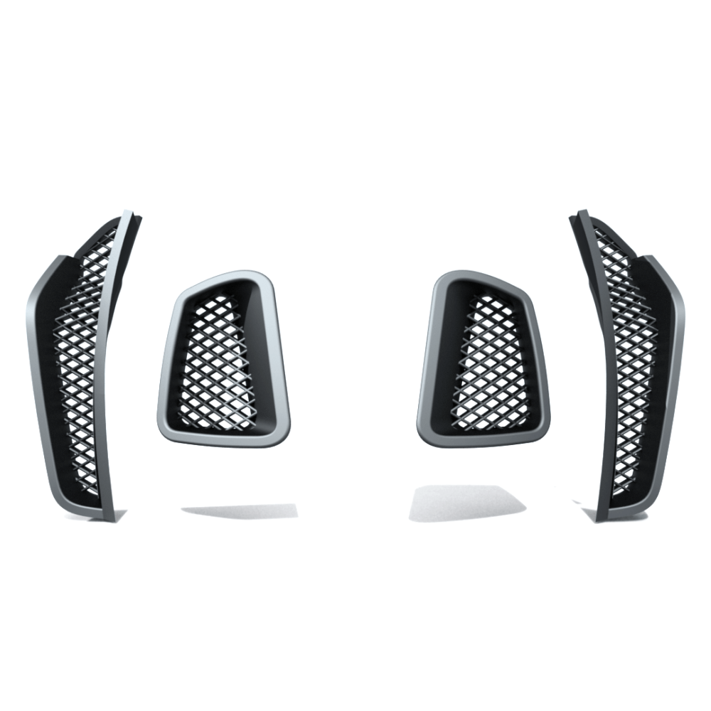 24KRC REAR AIR INTAKES FOR TOYOTA YARIS GR - AF-HSYGRRAI - 24K9017