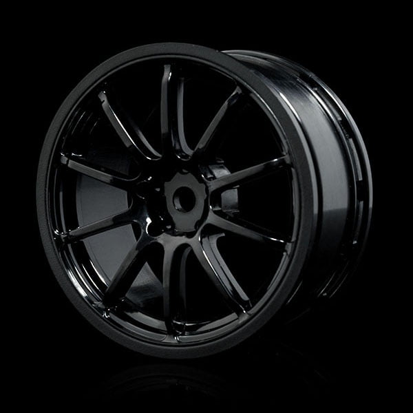 MST Black RS II wheel (+7) (4) 102069BK
