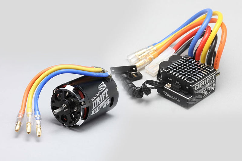 Yokomo DRIFT SPEC Combo BL-RS4D ESC + ZERO-S 10.5T Motor (Black) BL-R4105DB