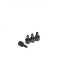 RCKO Black M3x4.5/6.5mm Male-Female Anodised Aluminium Alloy Standoff (4 Pcs)
