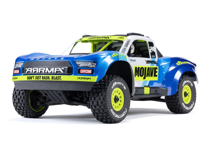 ARRMA 1/16 MOJAVE GROM MEGA 4X4 DT with Battery & Charger Blue - ARA2104T2