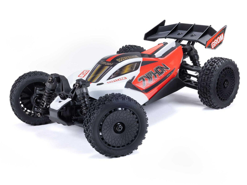 ARRMA 1/14 TYPHON GROM MEGA 4X4 Buggy with Battery & Charger Red - ARA2106T2