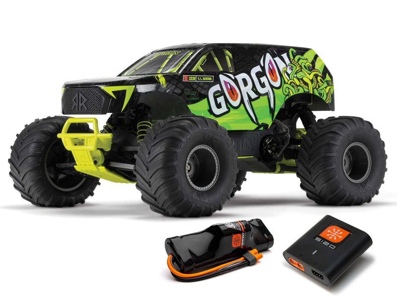 ARRMA 1/10 GORGON MEGA 550 2WD MT with Battery & Charger Yellow - ARA3230ST1