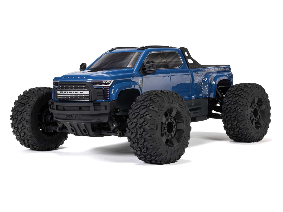 ARRMA 1/10 BIG ROCK 223S DSC 4X4 RTR Monster Truck Blue - ARA4312V4T3