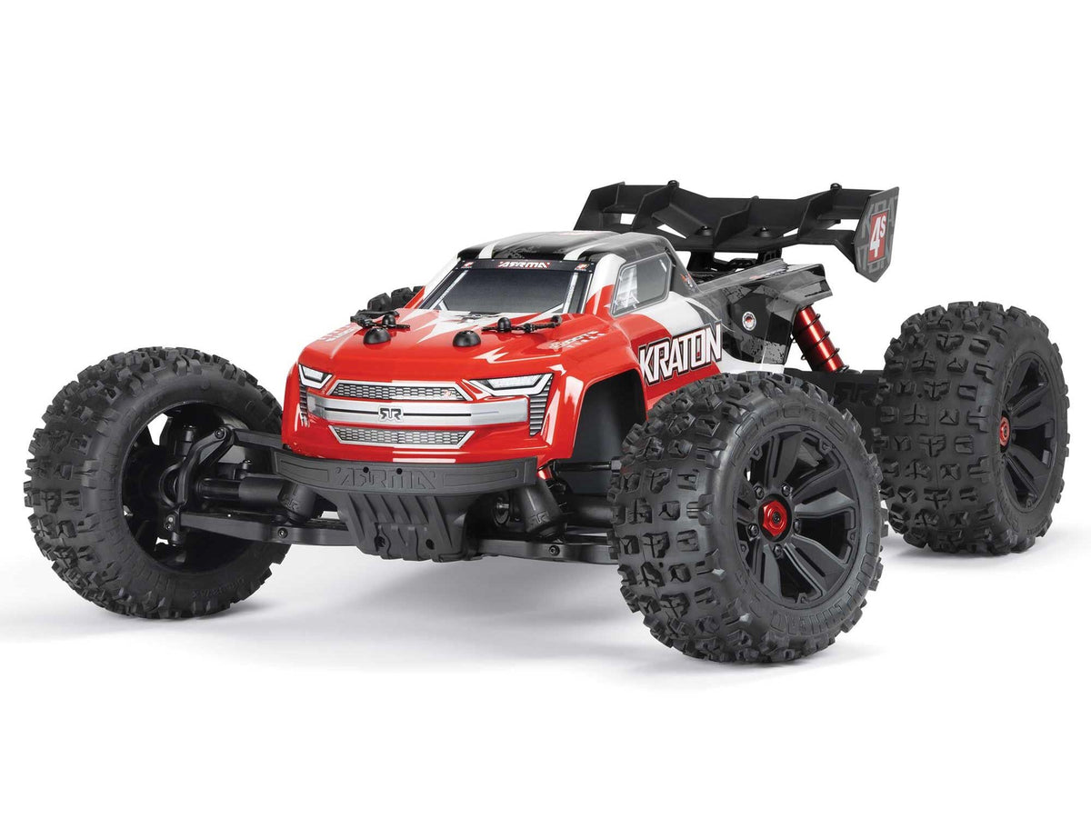 ARRMA 1/10 KRATON 4S 4X4 BLX Centre Diff Speed MT (Red) - ARA4408V2T3