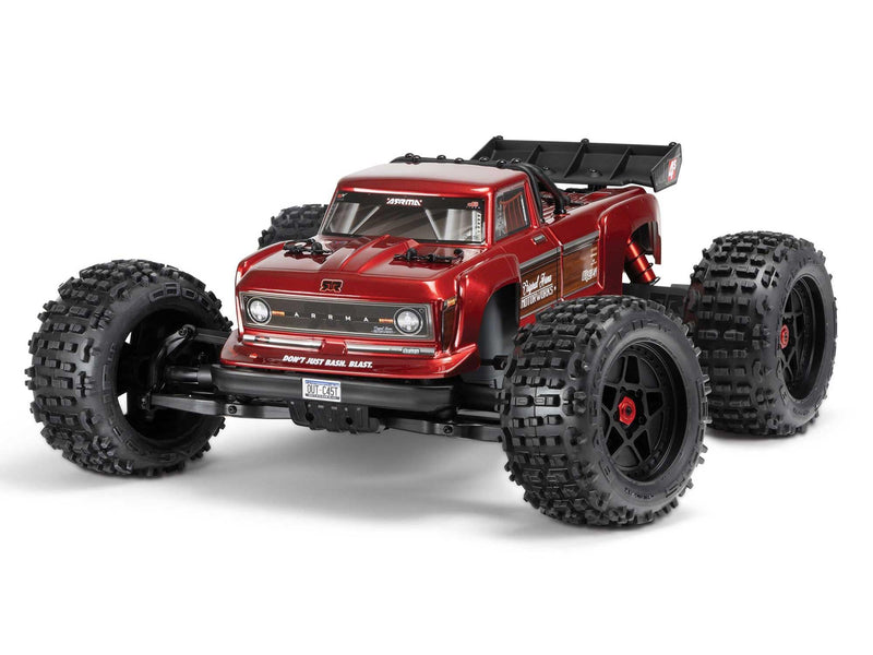 ARRMA 1/10 OUTCAST 4S 4X4 BLX Stunt MT (with Centre Diff) Red - ARA4410V2T4