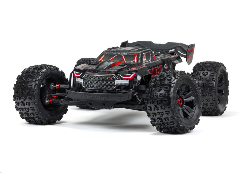 ARRMA 1/5 KRATON 4x4 8S BLX EXB Brushless Monster Truck RTR, Black - ARA5808V2T1