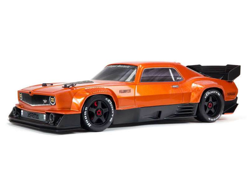 ARRMA 1/7 FELONY 6S 4X4 BLX Resto-Mod Muscle Car RTR Orange - ARA7617V2T2
