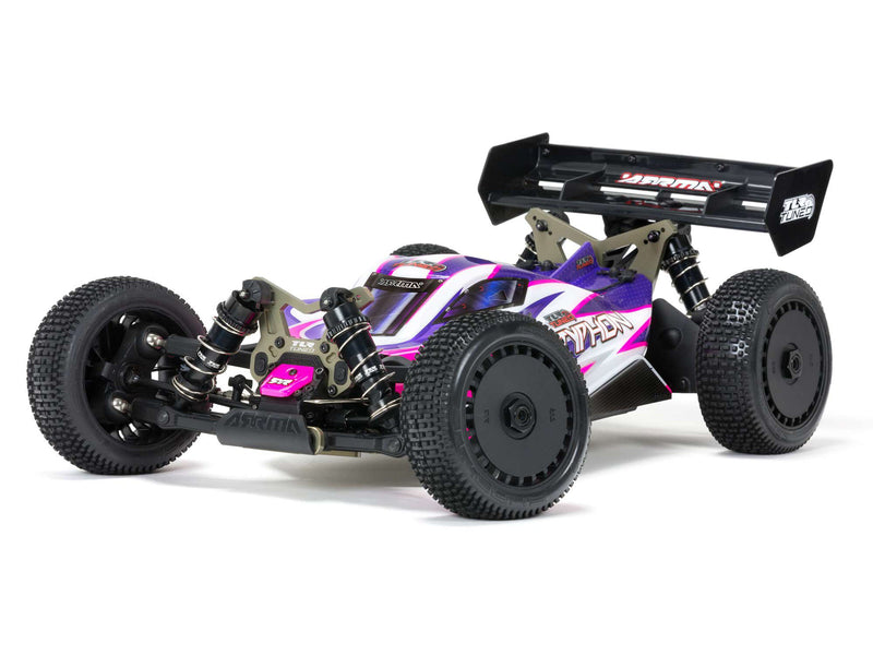 ARRMA 1/8 TLR TUNED TYPHON Race Ready Roller Pink/Purple - ARA8306