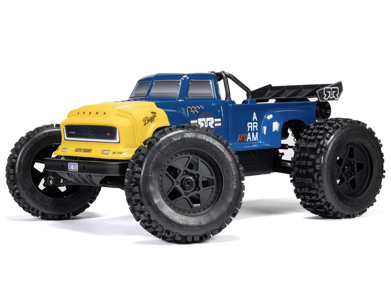 ARRMA 1/8 NOTORIOUS 6S V6 4X4 BLX Stunt Truck RTR Blue - ARA8611V6T2
