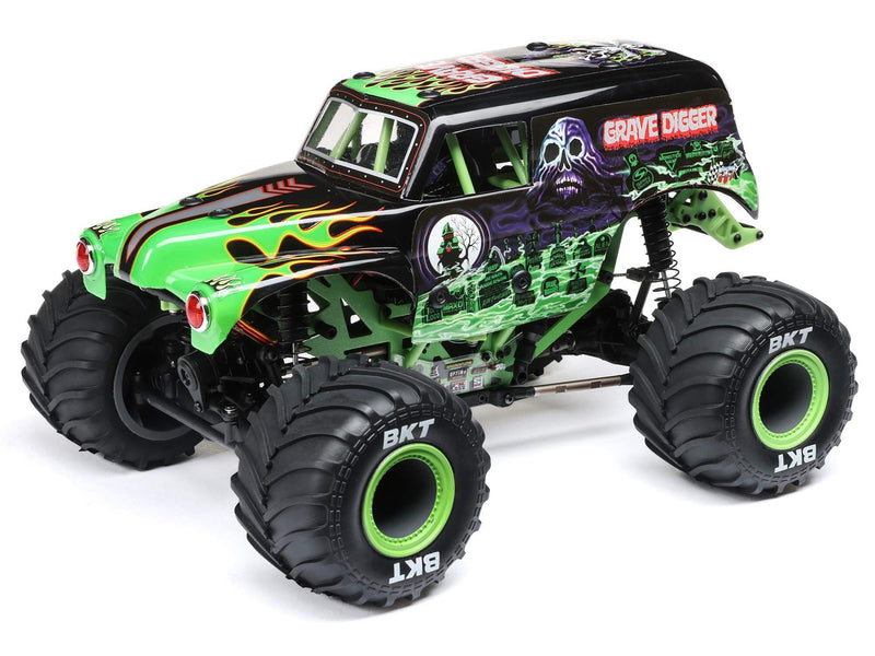 Losi 1/18 Mini LMT 4WD Brushed Monster Truck RTR Grave Digger - LOS01026T1