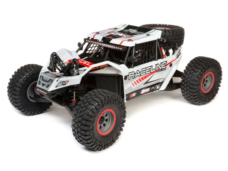 Losi Super Rock Rey: 1/6 4WD Elec Rock Racer, RTR White - LOS05016V2T1
