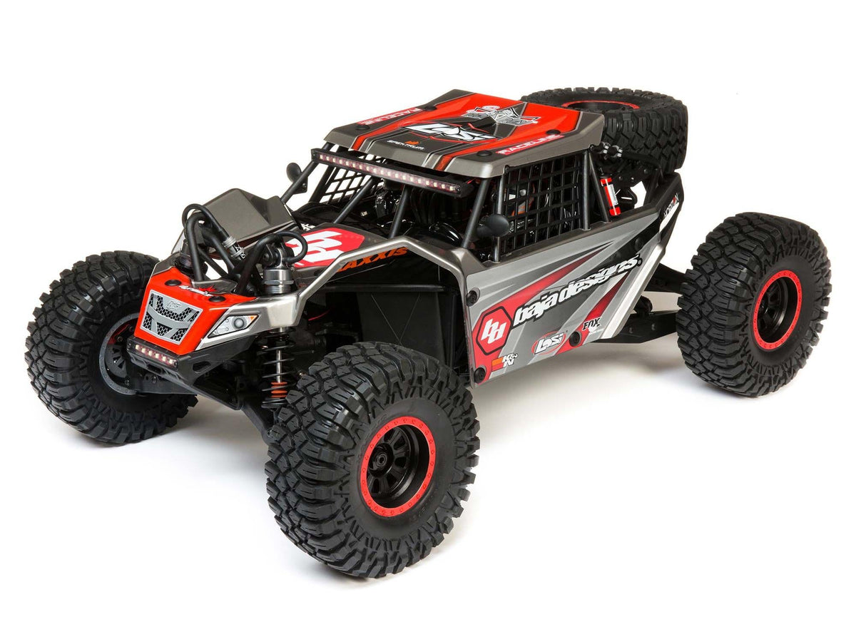 Losi Super Rock Rey: 1/6 4WD Elec Rock Racer, RTR Grey - LOS05016V2T2