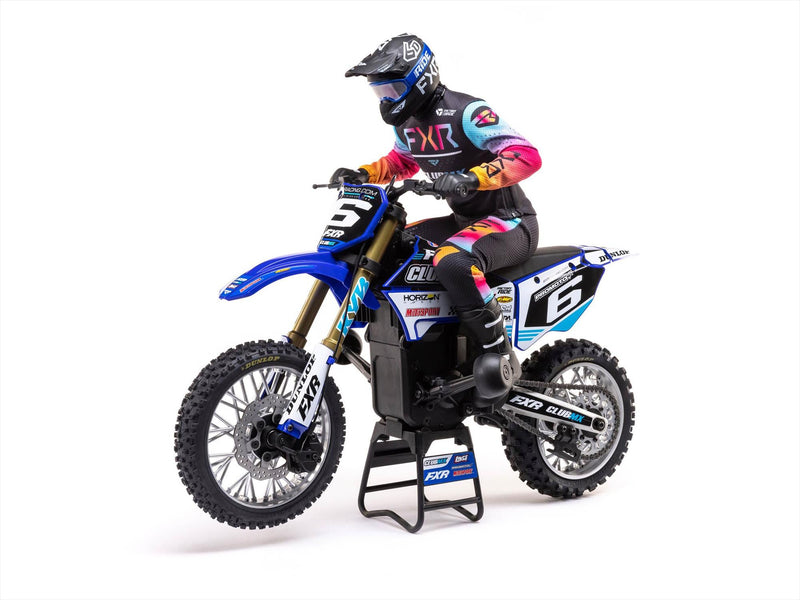 Losi 1/4 Promoto-MX Motorcycle RTR Club MX Blue - LOS06000T2