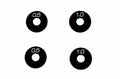 Reve D Aluminum. Wheel Hub Spacer 0.5mm / 1.0mm Thickness (2pcs Each)
