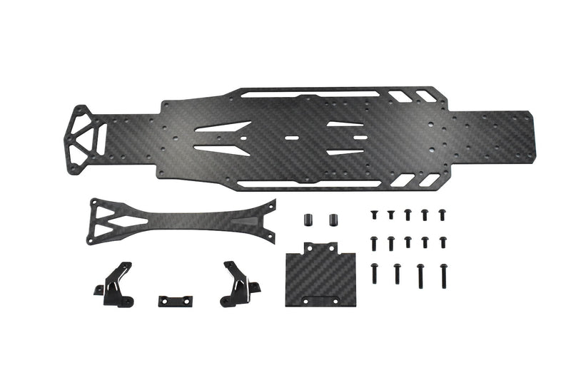 Reve D RDX Carbon Main Chassis & Upper Deck Set - D1-CGS01