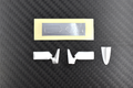 Reve D FLEX GT Mirror Type-A (White, Antenna / Mirror Sticker) DB-M01-AW