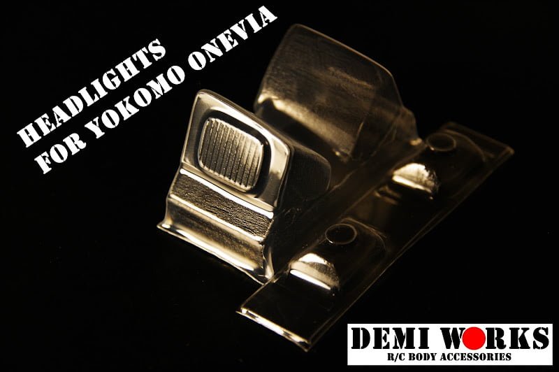 Demi Works Front Headlights set for Yokomo Nissan Onevia - DWFHO