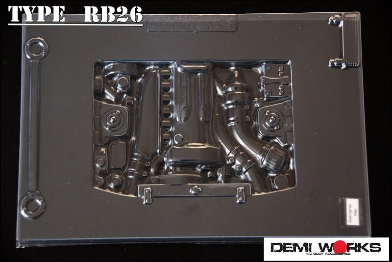 Demi Works RB26 Polycarbonate Engine Bay - DWRB26