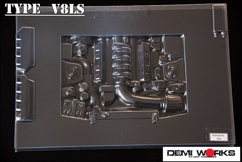 Demi Works V8LS Polycarbonate Engine Bay - DWV8LS