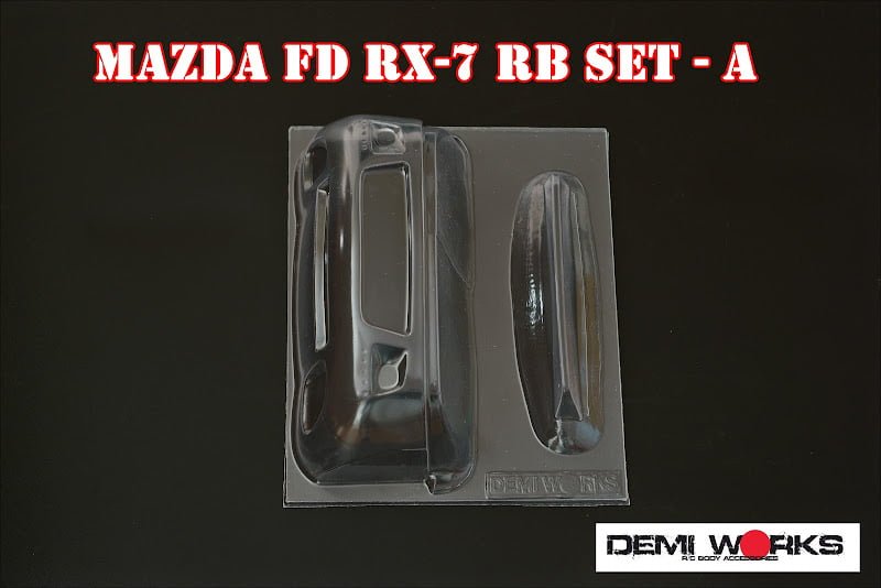 Demi Works Mazda RX7 RB Set A (Wing + Front bumper) - DWRX7RB-A
