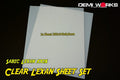 Demi Works Clear lexan Sheet Set - DWLXS