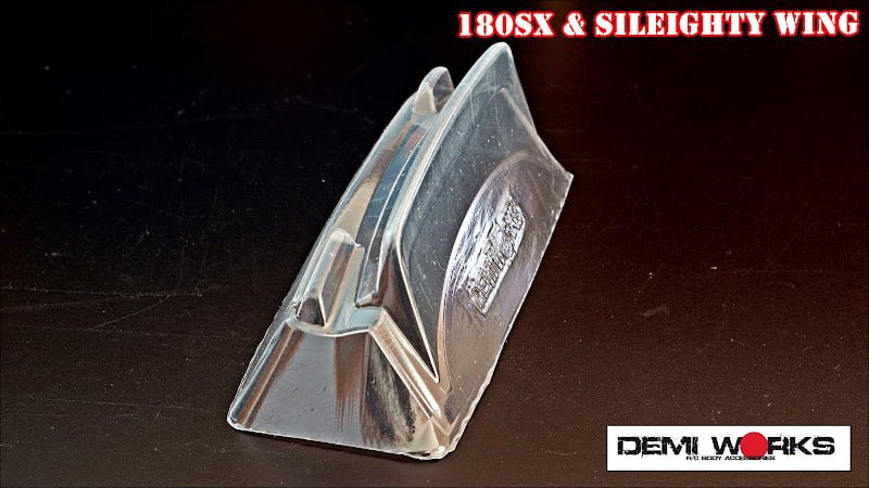 Demi Works Nissan 180SX and SILEIGHTY Duck Tail Rear Wing - DW180W2