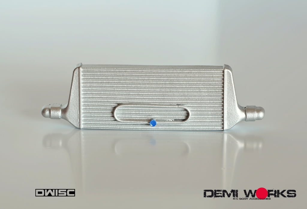 Demi Works Intercooler w/Spray System Silver - DWISC-S