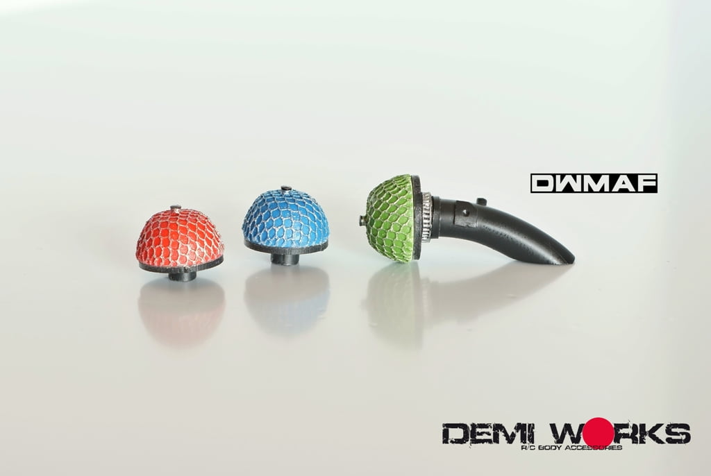 Demi Works Scale Mushroom Filter (Red) - DWMAF