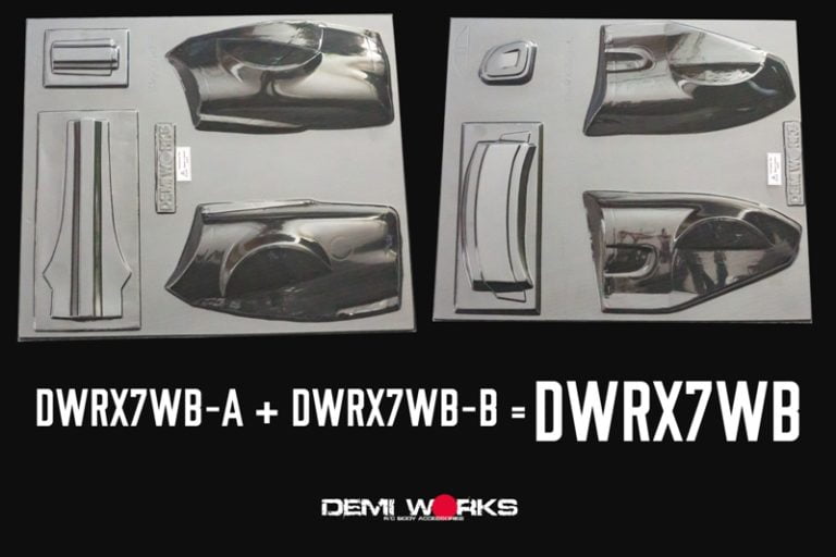 Demi Works Mazda FD RX-7 Wide Body Set - DWRX7WB