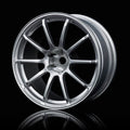 MST Flat Silver RS II wheel (+9) (4) 102070FS