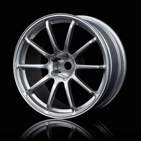 MST Flat Silver RS II wheel (+9) (4) 102070FS